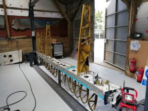 Wings of the static MkVb Supermarine Spitfire